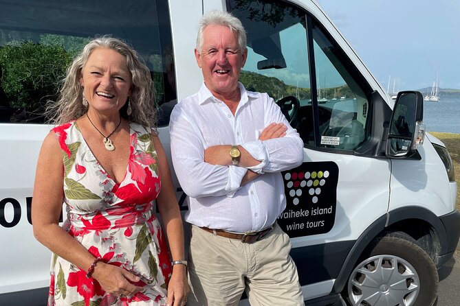 Waiheke 'FLAVOURS' of lunch Wine Oil Beer Spirits max 11 clients - Your Waiheke day: how the timing actually works