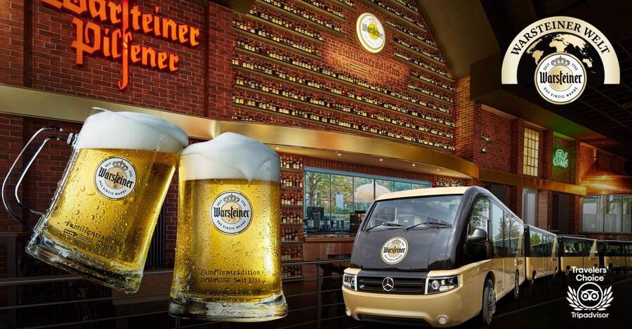 Warstein: Warsteiner World Brewery Tour - The 360° Rotarium theatre: how they tell the story without boredom