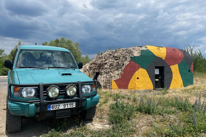 World War II 4WD Tour from Prague with Lunch & Beer - First stop: the Litvínov bunker where people hid during bombing